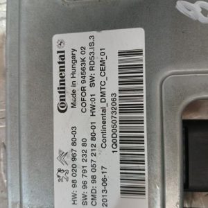 PEUGEOT 208 1 PHASE 1