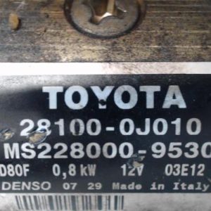 TOYOTA YARIS 1 PHASE 2