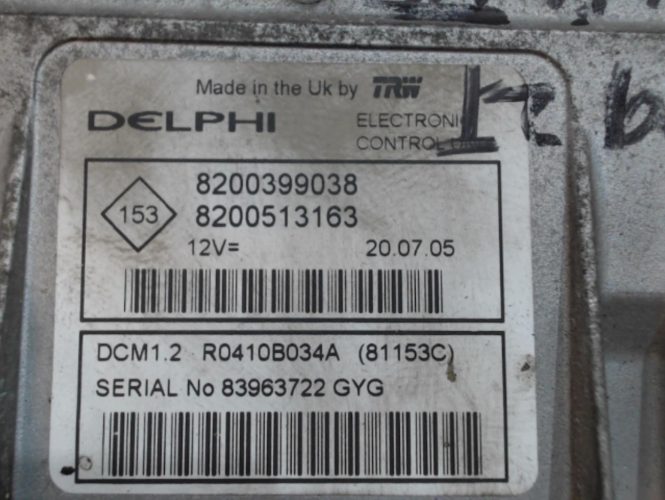 RENAULT CLIO 3 PHASE 1