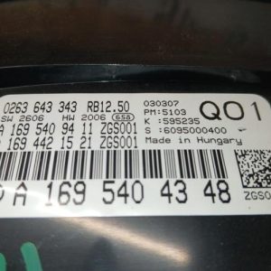 MERCEDES CLASSE A 169 PHASE 1