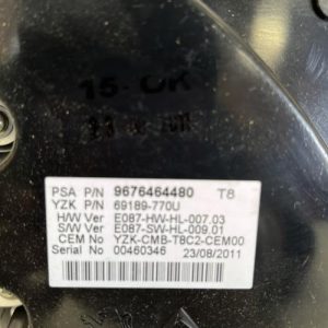 PEUGEOT 3008 1 PHASE 1