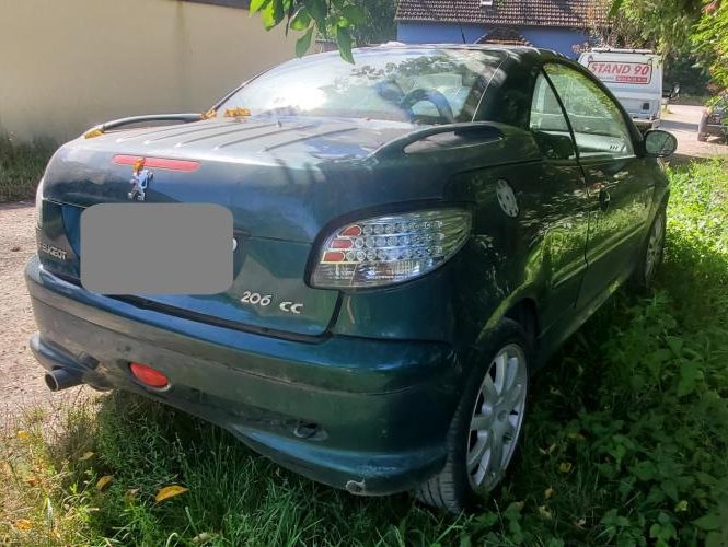 PEUGEOT 206 PHASE 1 CABRIOLET